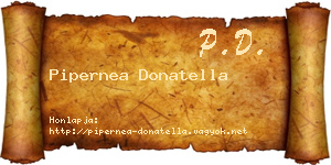 Pipernea Donatella névjegykártya